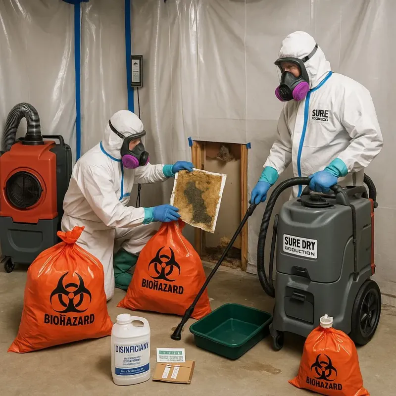 Contaminated Water Handling Protocols process in Boutte, LA